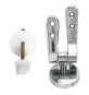 CERNIERA FISSAGGIO PER SEDILE WC 'extra' h.61 / 71 mm - 2 pz
