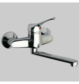 MONOCOMANDO LAVELLO A PARETE PILOT - Cromo