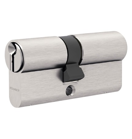 CILINDRO PROFILATO DOPPIO SERIE 'GEMMA' mm 22,5+10+25  57,5 (27,5+30) ottone