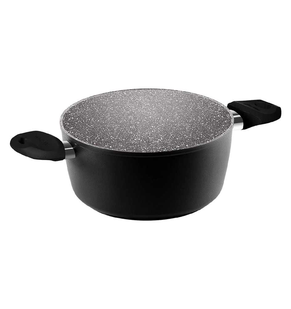 CASSERUOLA CON MANICI 'BLACK PEARL INDUCTION' Ø cm. 20 - 2 manici