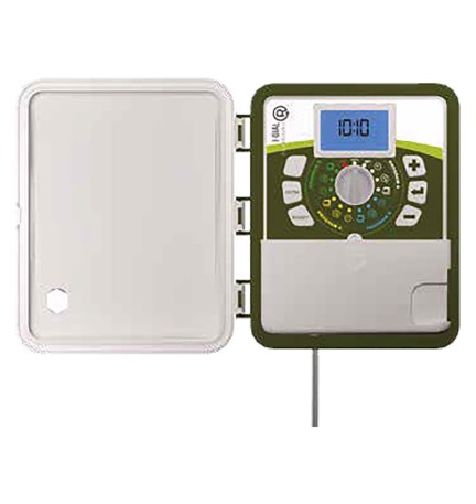 CENTRALINA PER IRRIGAZIONE RAIN 'I-DIAL R' 6 stazioni - 9 volt
