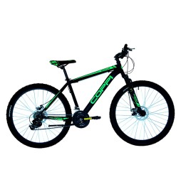 BICICLETTA UOMO 'TREKKING BRAVE DISK' COPPI 27,5 - nero / verde