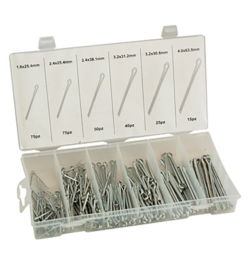 ASSORTIMENTO COPPIGLIE A MOLLA totale 280 pz