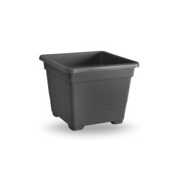 VASO QUADRATO CM.32 ANTRACITE