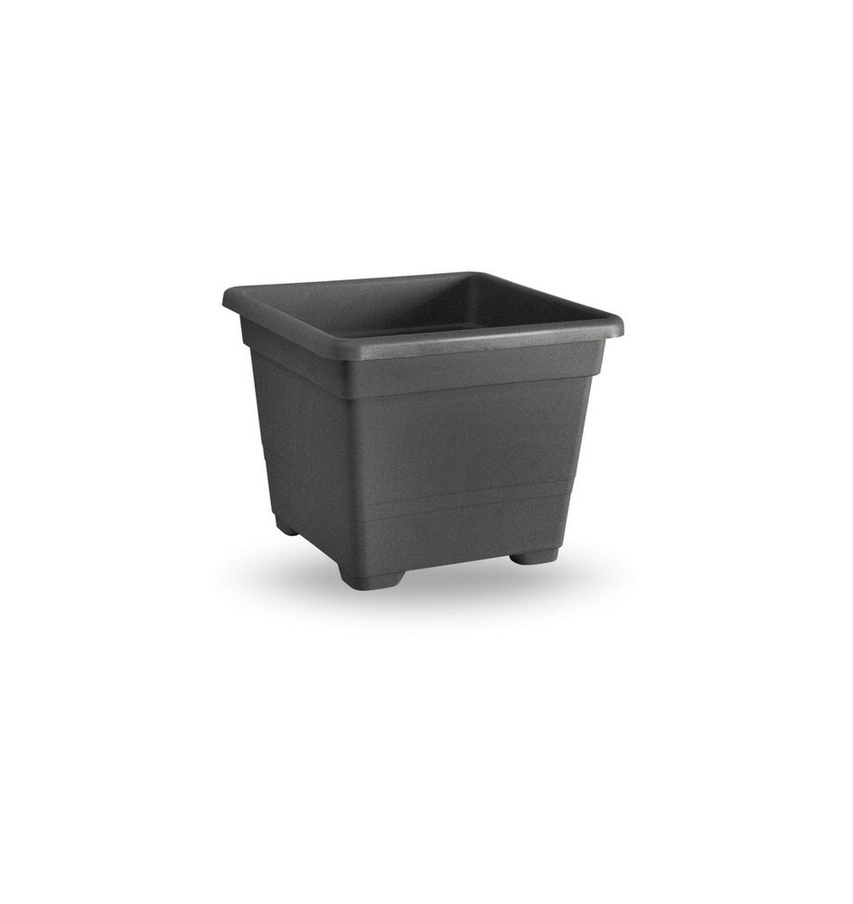 VASO QUADRATO CM.32 ANTRACITE