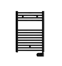 TERMOARREDO ELETTRICO H. 700 MM CON TERMOSTATO TEKNO DIGIT Nero opaco L. 500 mm - W 400