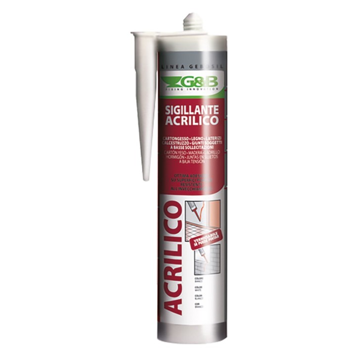 SILICONE ACRILICO 'GEBOSIL' marrone ml 310 (ral 8011)