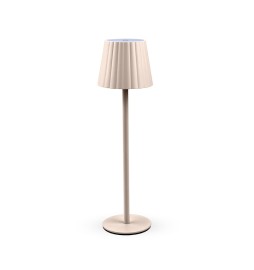 LAMPADA LED RICARICABILE DA TAVOLO AURORA BEIGE