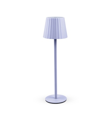 LAMPADA LED RICARICABILE DA TAVOLO AURORA LILLA