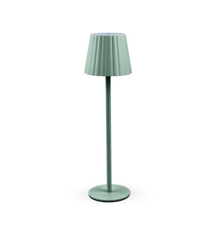 LAMPADA LED RICARICABILE DA TAVOLO AURORA VERDE