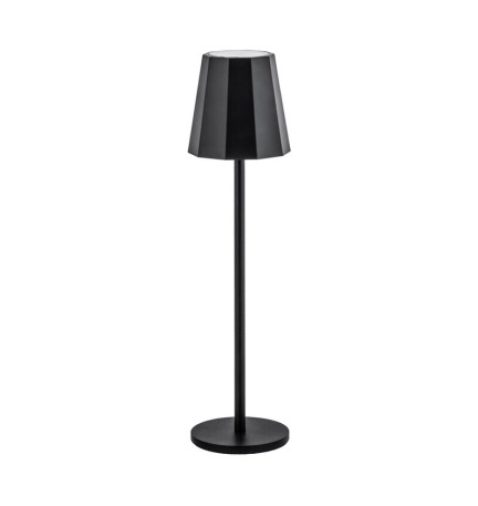 LAMPADA LED RICARICABILE DA TAVOLO POLLICINO NERO