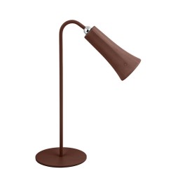 LAMPADA LED RICARICABILE DA TAVOLO ALICE RUGGINE