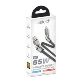 CAVO USB A-C/ USB C -LIGHTING 4IN1 65W