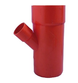 DERIVAZIONE RIDOTTA 45° IN PVC 45 ø 100/40