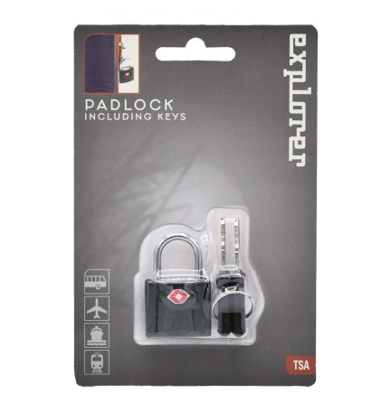 LUCCHETTO CON CHIAVE PER BAGAGLI 42 mm