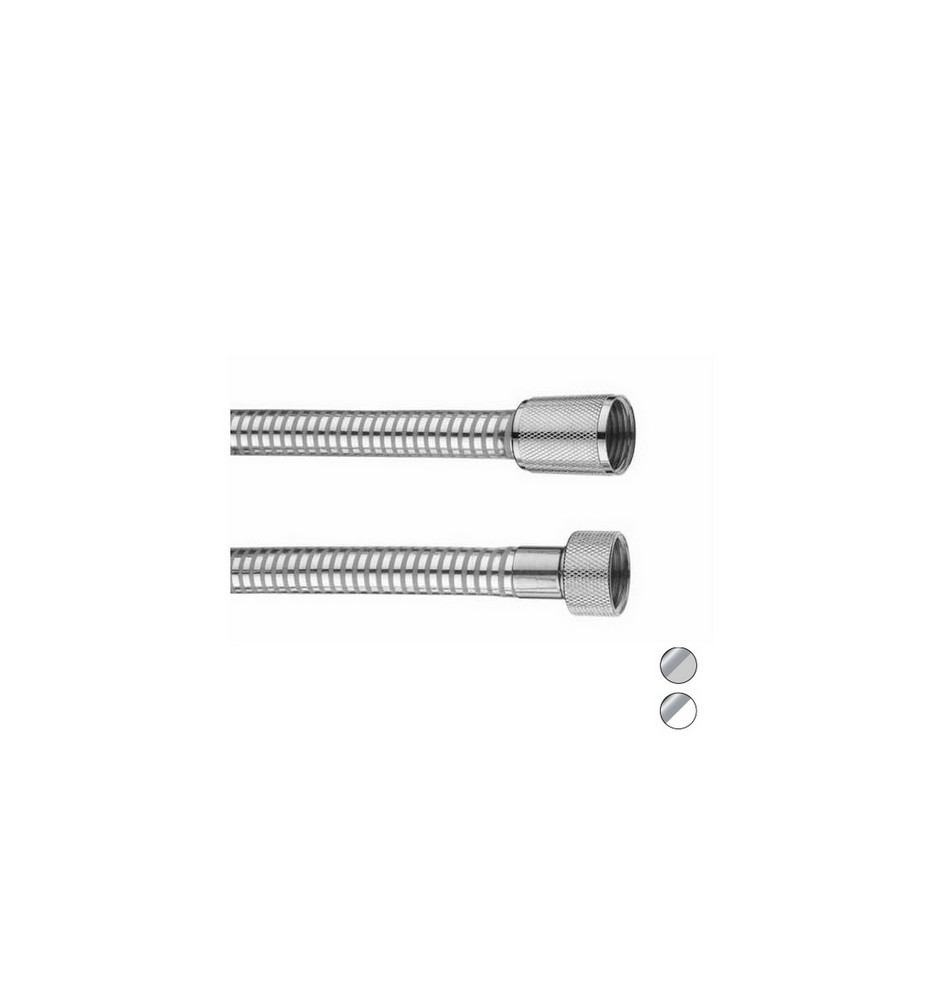 FLESSIBILE DOCCIA BI-FLEX/2 cm 150 / Bianco-Cromo