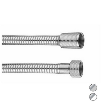 FLESSIBILE DOCCIA BI-FLEX/2 cm 150 / Bianco-Cromo
