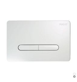PLACCA PER CASSETTA PUCCI ECO TRATTO LINEA MOD. 2014 Bianca