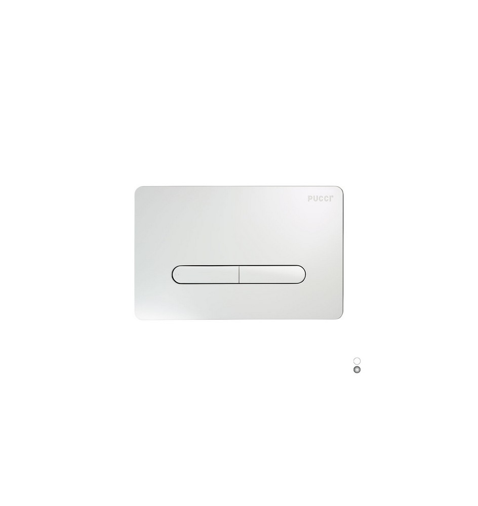 PLACCA PER CASSETTA PUCCI ECO TRATTO LINEA MOD. 2014 Bianca