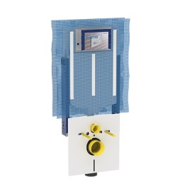 CASSETTA INCASSO CON STAFFA COMBIFIX SIGMA8 PER WC SOSPESO GEBERIT 6-3lt