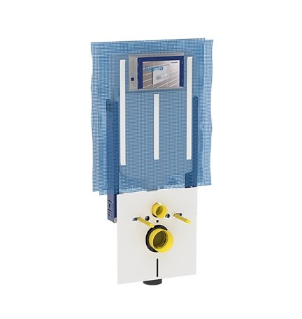 CASSETTA INCASSO CON STAFFA COMBIFIX SIGMA8 PER WC SOSPESO GEBERIT 6-3lt