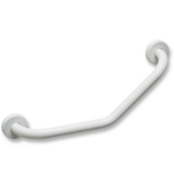 MANIGLIONE DI SICUREZZA MODELLO A 45° cm. 30 x 30 Bianco