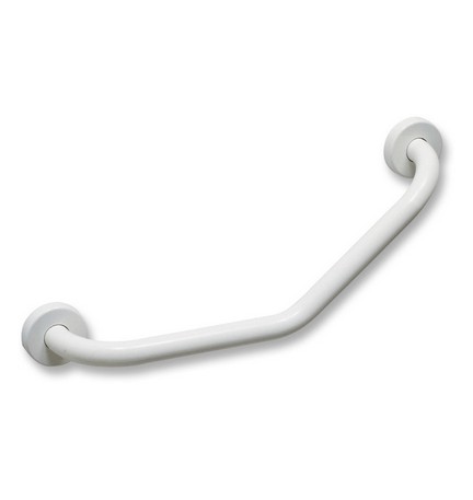 MANIGLIONE DI SICUREZZA MODELLO A 45° cm. 30 x 30 Bianco