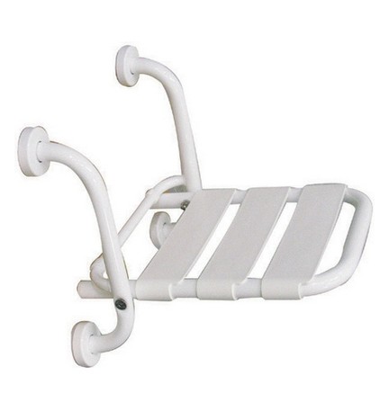 SEDILE RIBALTABILE Verniciato Bianco