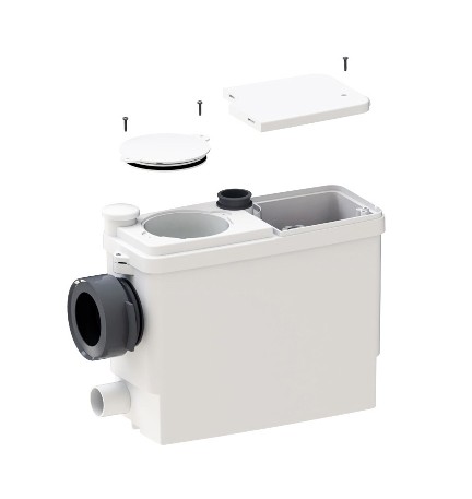 CASSETTA TRITURATRICE SANIPACK PRO UP SANITRIT 4 entrate