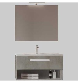 AURA 1 - Specchiera con luce 81 x 70 x2