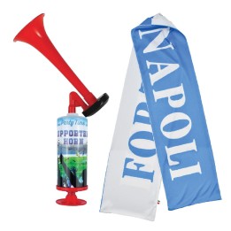 KIT DEL TIFOSO 'FORZA NAPOLI' 2 pezzi