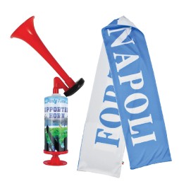 KIT DEL TIFOSO 'FORZA NAPOLI' 2 pezzi