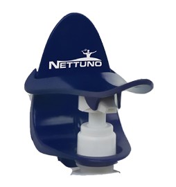 STAFFA A MURO CON DOSATORE 'T-DUCK' colore blu