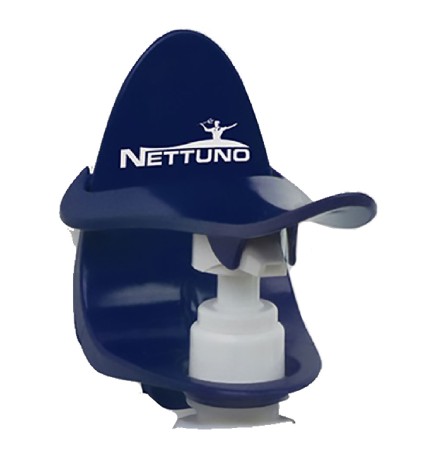 STAFFA A MURO CON DOSATORE 'T-DUCK' colore blu