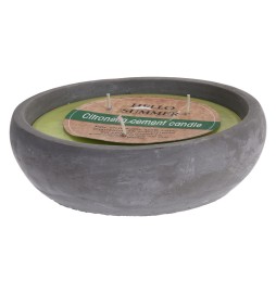 CANDELA ALLA CITRONELLA cm 19 x 5