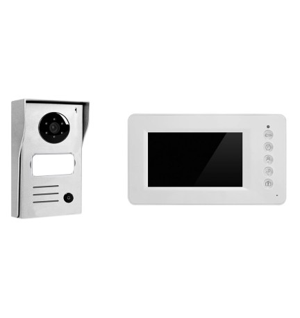 VIDEOCITOFONO MONO FAMILIARE IN KIT colore bianco