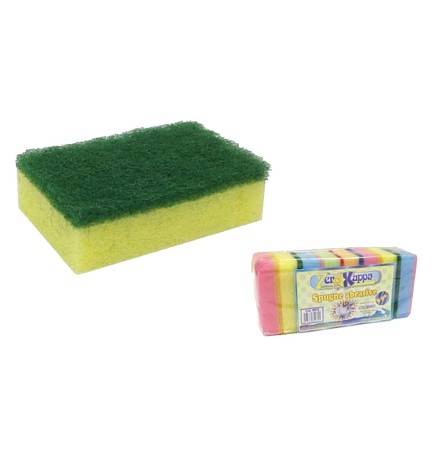SPUGNA DA CUCINA ABRASIVA cm 8,5 x 5,5 x 2,5