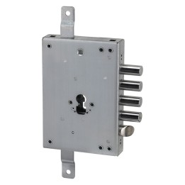 SERRATURA A LEVE PER PORTE BLINDATE ART. Y135DB E 73 - 4 cat. / int.28 mm c/sist.antimanipolazione