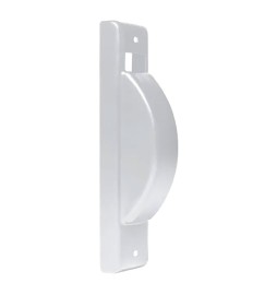 PLACCA PER AVVOLGITORE AUTOMATICO SEMINCASSO mm 40 x 195 - interasse 165 / colore bianco