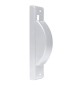 PLACCA PER AVVOLGITORE AUTOMATICO SEMINCASSO mm 40 x 195 - interasse 165 / colore bianco