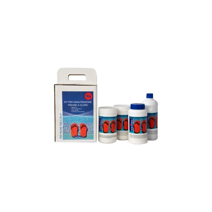 KIT MANTENIMENTO A CLORO FINO A 30 M3                                  -