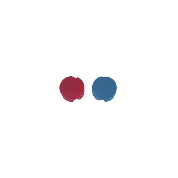 PLACCHETTE ROSSO/BLU PER MANIGLIE ZUCCHETTI -