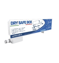 CASSETTA DI PREDISPOSIZIONE CON SIFONE A SECCO DRY SAFE BOX mm 430x160x65