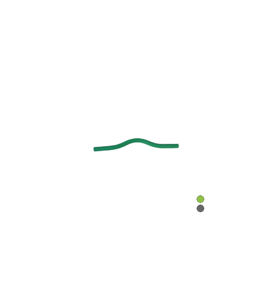 SORPASSO IN POLIPROPILENE Diam. 32 Grigio