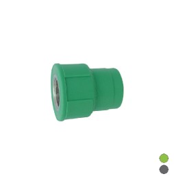 RACCORDO FILETTATO FEMMINA IN POLIPROPILENE 1/2 x Diam. 25