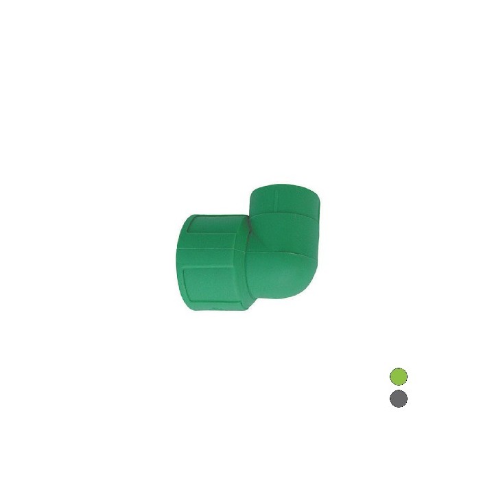 GOMITO FILETTATO FEMMINA IN POLIPROPILENE 1" x Diam. 32