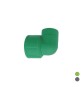 GOMITO FILETTATO FEMMINA IN POLIPROPILENE 1/2 x Diam. 25 Grigio