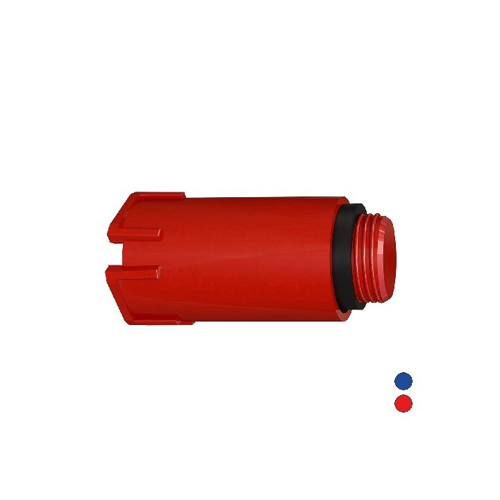 TAPPO PER COLLAUDO TUBAZIONI FILETTO 1/2 Rosso