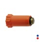 TAPPO DI COLLAUDO IMPIANTO C/FILETTO IN OTTONE Rosso - 1/2