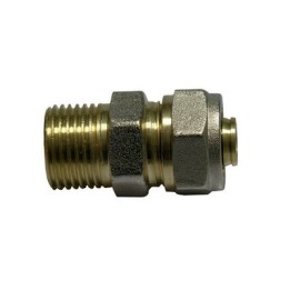 RACCORDO DIRITTO MASCHIO DFX PER MULTISTRATO Diam. 3/4 x 20